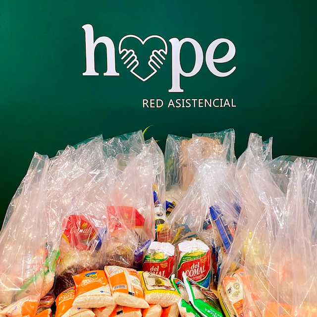 Bolsas de amor, ayuda asistencial, bolsas de víveres